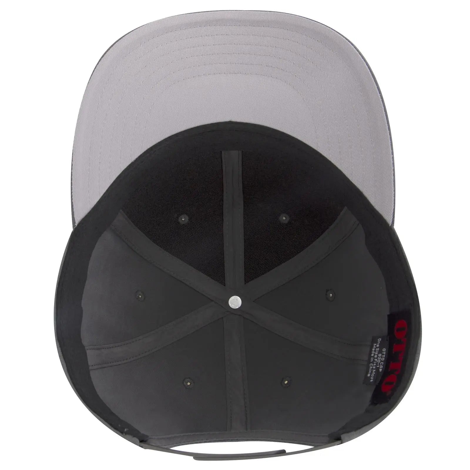 OTTO 930-1 6 Panel Pro Style Baseball Cap - Char. Gray - Char. Gray / 7 3/8’’ - 7 5/8’’