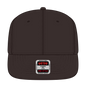 OTTO 930-1 6 Panel Pro Style Baseball Cap - Dk. Brown - Dk. Brown / 7 3/8’’ - 7 5/8’’