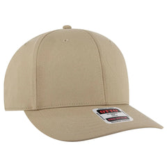 OTTO 930-1 6 Panel Pro Style Baseball Cap - Khaki - Khaki / 7 3/8’’ - 7 5/8’’
