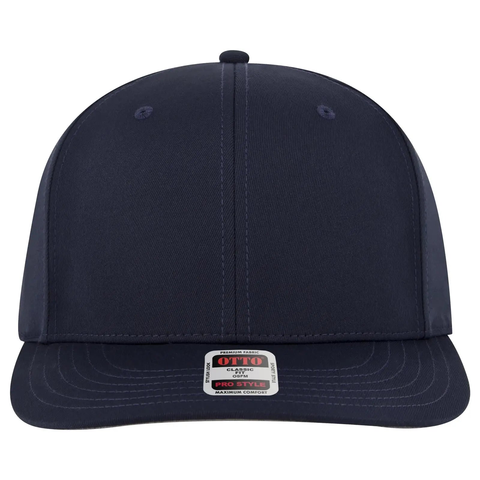 OTTO 930-1 6 Panel Pro Style Baseball Cap - Navy - Navy / 7 3/8’’ - 7 5/8’’