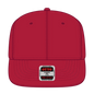 OTTO 930-1 6 Panel Pro Style Baseball Cap - Red - Red / 7 3/8’’ - 7 5/8’’