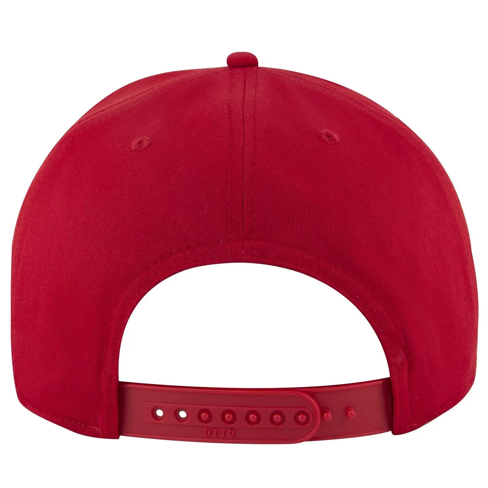 OTTO 930-1 6 Panel Pro Style Baseball Cap - Red - Red / 7 3/8’’ - 7 5/8’’