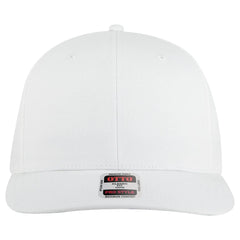 OTTO 930-1 6 Panel Pro Style Baseball Cap - White - White / 7 3/8’’ - 7 5/8’’