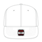OTTO 930-1 6 Panel Pro Style Baseball Cap - White - White / 7 3/8’’ - 7 5/8’’