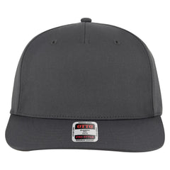 OTTO 9305-1 5 Panel Pro Style Baseball Cap - Char. Gray - Char. Gray / 7 3/8’’ - 7 5/8’’