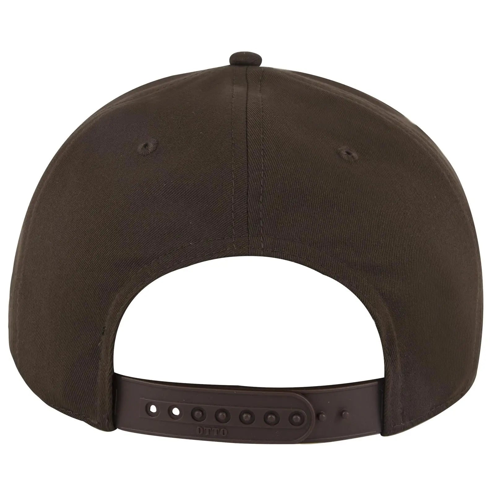OTTO 9305-1 5 Panel Pro Style Baseball Cap - Dk. Brown - Dk. Brown / 7 3/8’’ - 7 5/8’’