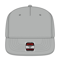 OTTO 9305-1 5 Panel Pro Style Baseball Cap - Gray - Gray / 7 3/8’’ - 7 5/8’’