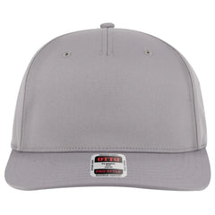 OTTO 9305-1 5 Panel Pro Style Baseball Cap - Gray - Gray / 7 3/8’’ - 7 5/8’’
