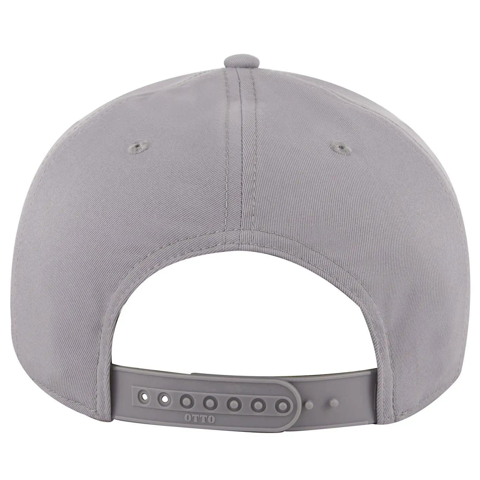 OTTO 9305-1 5 Panel Pro Style Baseball Cap - Gray - Gray / 7 3/8’’ - 7 5/8’’