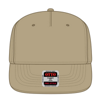 OTTO 9305-1 5 Panel Pro Style Baseball Cap - Khaki - Khaki / 7 3/8’’ - 7 5/8’’