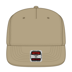 OTTO 9305-1 5 Panel Pro Style Baseball Cap - Khaki - Khaki / 7 3/8’’ - 7 5/8’’