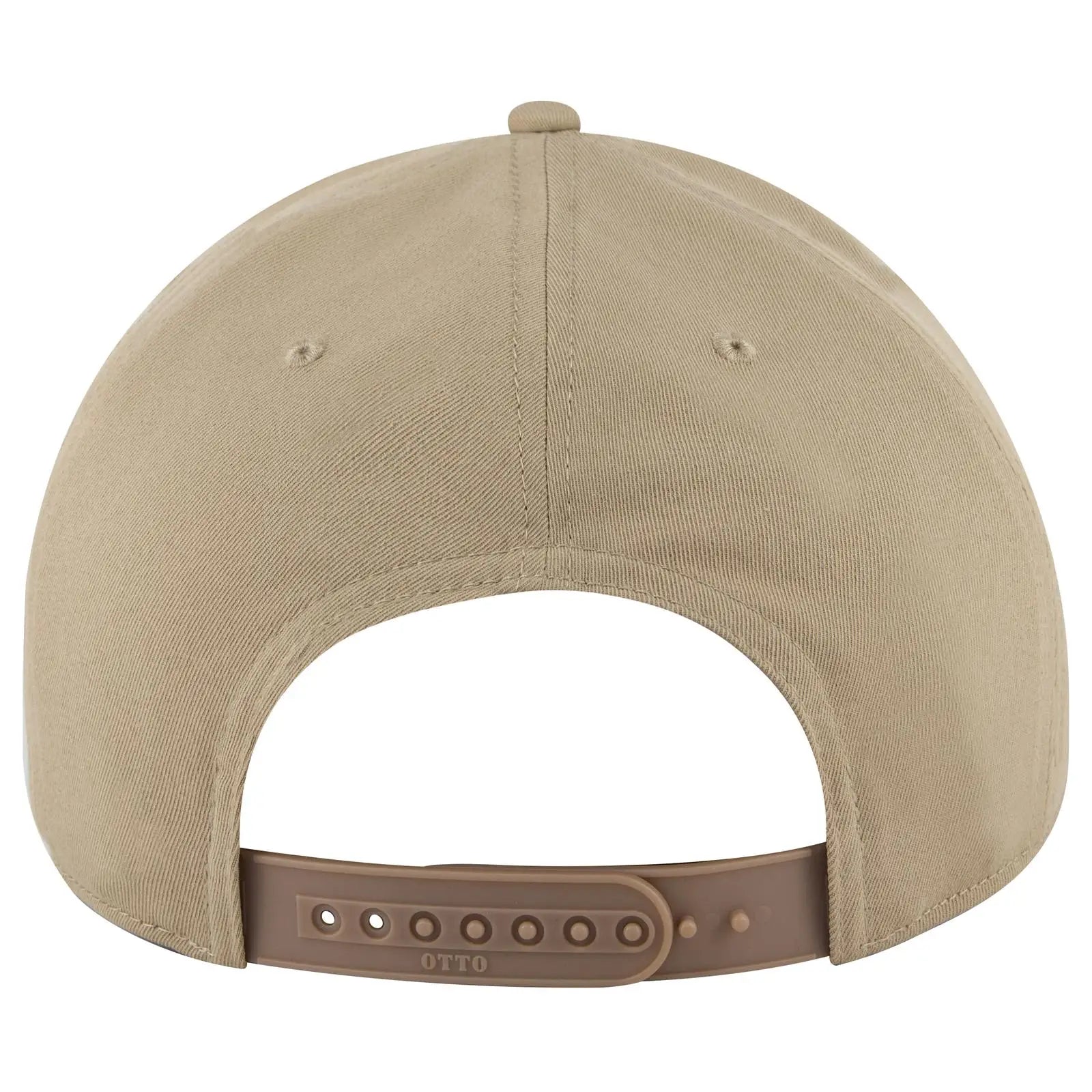 OTTO 9305-1 5 Panel Pro Style Baseball Cap - Khaki - Khaki / 7 3/8’’ - 7 5/8’’