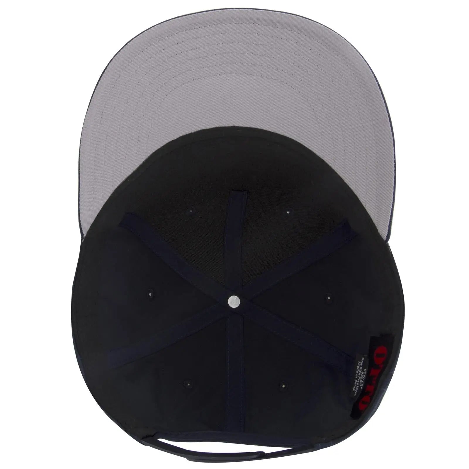 OTTO 9305-1 5 Panel Pro Style Baseball Cap - Navy - Navy / 7 3/8’’ - 7 5/8’’