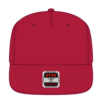 OTTO 9305-1 5 Panel Pro Style Baseball Cap - Red - Red / 7 3/8’’ - 7 5/8’’