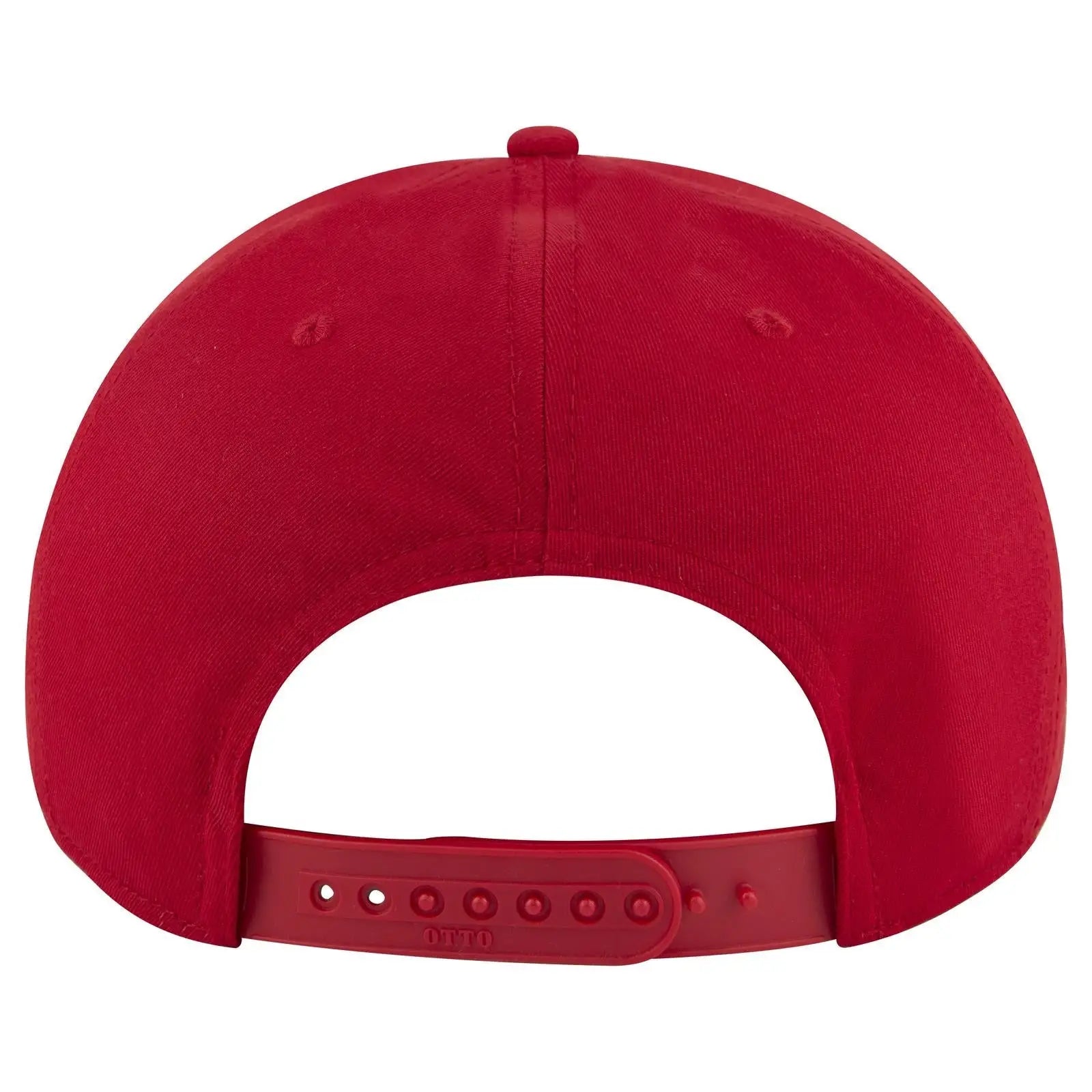 OTTO 9305-1 5 Panel Pro Style Baseball Cap - Red - Red / 7 3/8’’ - 7 5/8’’