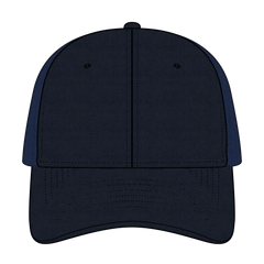 OTTO 94-1201 ’OTTO Flex’ Fitted 6 Panel Slim Fit Low Profile Baseball Cap - Navy - Navy / 7’’ - 7 1/4’’