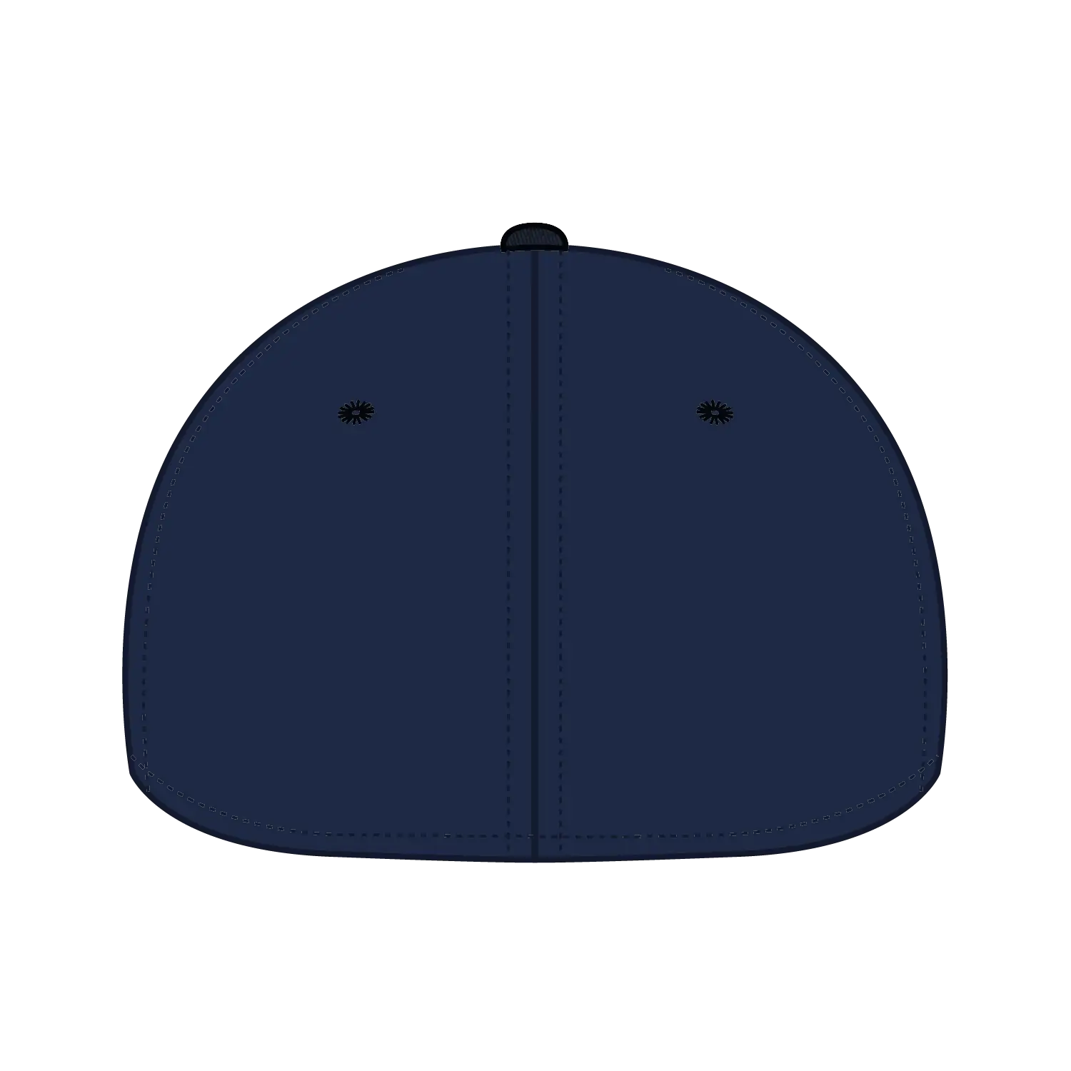 OTTO 94-1201 ’OTTO Flex’ Fitted 6 Panel Slim Fit Low Profile Baseball Cap - Navy - Navy / 7’’ - 7 1/4’’