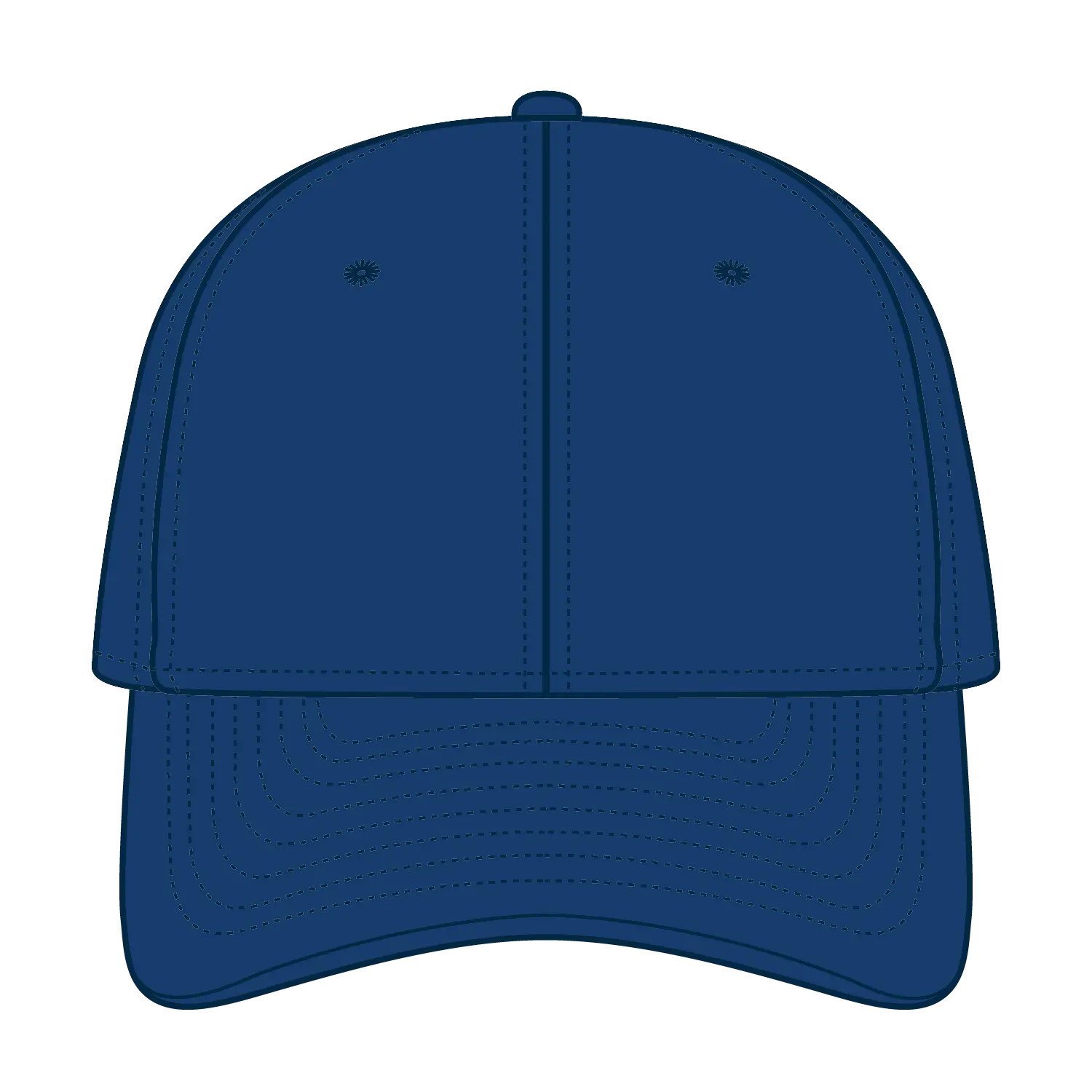 OTTO 94-518 ’OTTO A-Flex’ Fitted 6 Panel Low Profile Baseball Cap - Royal - Royal / 7’’ - 7 1/4’’