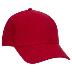 OTTO 94-518 ’OTTO A-Flex’ Fitted 6 Panel Low Profile Baseball Cap - Red - Red / 7’’ - 7 1/4’’