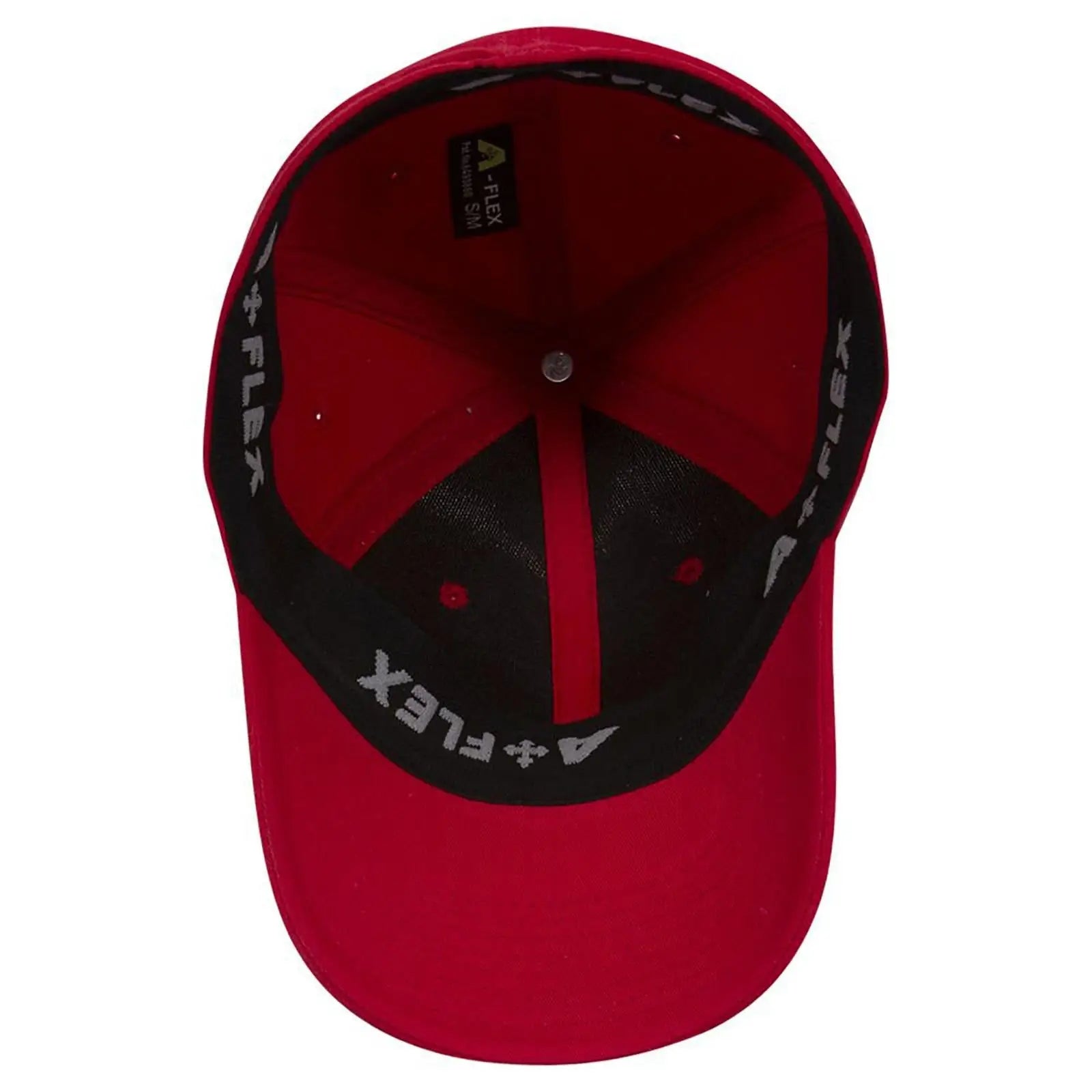 OTTO 94-518 ’OTTO A-Flex’ Fitted 6 Panel Low Profile Baseball Cap - Red - Red / 7’’ - 7 1/4’’