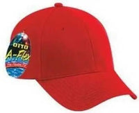 OTTO 94-518 Stretchable Washed Brushed Cotton Twill Low Profile Pro Style Cap - Red - Red / S/M