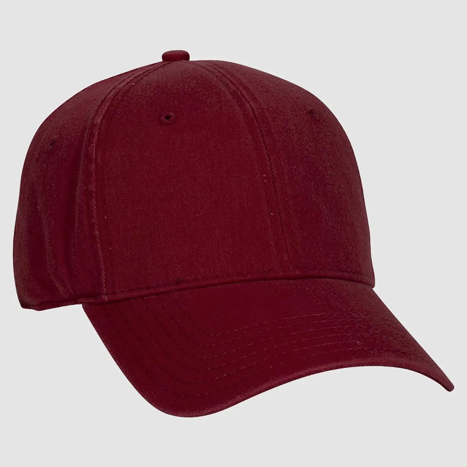 OTTO 94-737 ’OTTO A-Flex’ Fitted 6 Panel Low Profile Baseball Cap - Maroon - Maroon / 7’’ - 7 1/4’’
