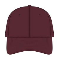 OTTO 94-737 ’OTTO A-Flex’ Fitted 6 Panel Low Profile Baseball Cap - Maroon - Maroon / 7’’ - 7 1/4’’
