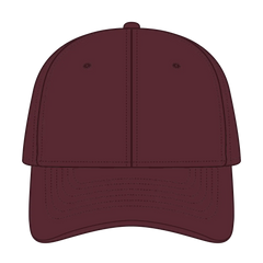 OTTO 94-737 ’OTTO A-Flex’ Fitted 6 Panel Low Profile Baseball Cap - Maroon - Maroon / 7’’ - 7 1/4’’
