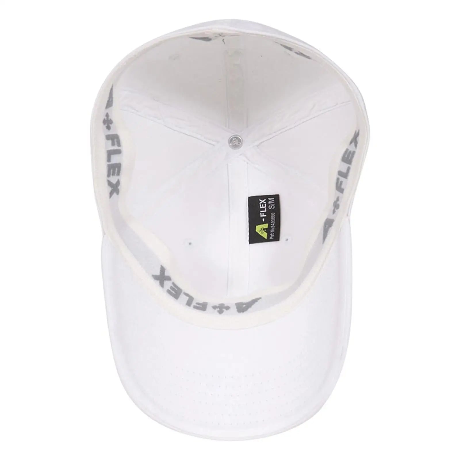 OTTO 94-737 ’OTTO A-Flex’ Fitted 6 Panel Low Profile Baseball Cap - White - White / 7’’ - 7 1/4’’