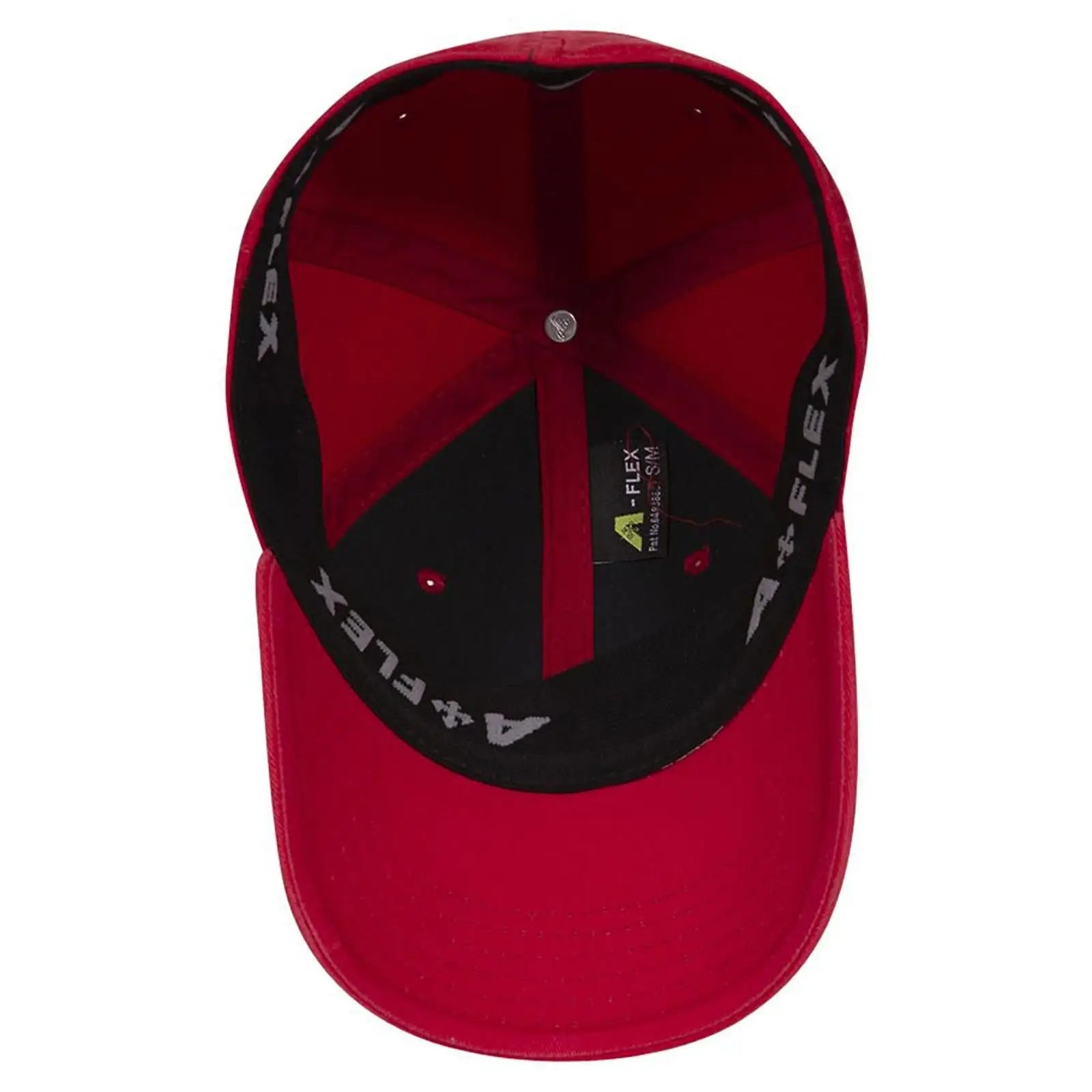 OTTO 94-737 ’OTTO A-Flex’ Fitted 6 Panel Low Profile Baseball Cap - Red - Red / 7’’ - 7 1/4’’