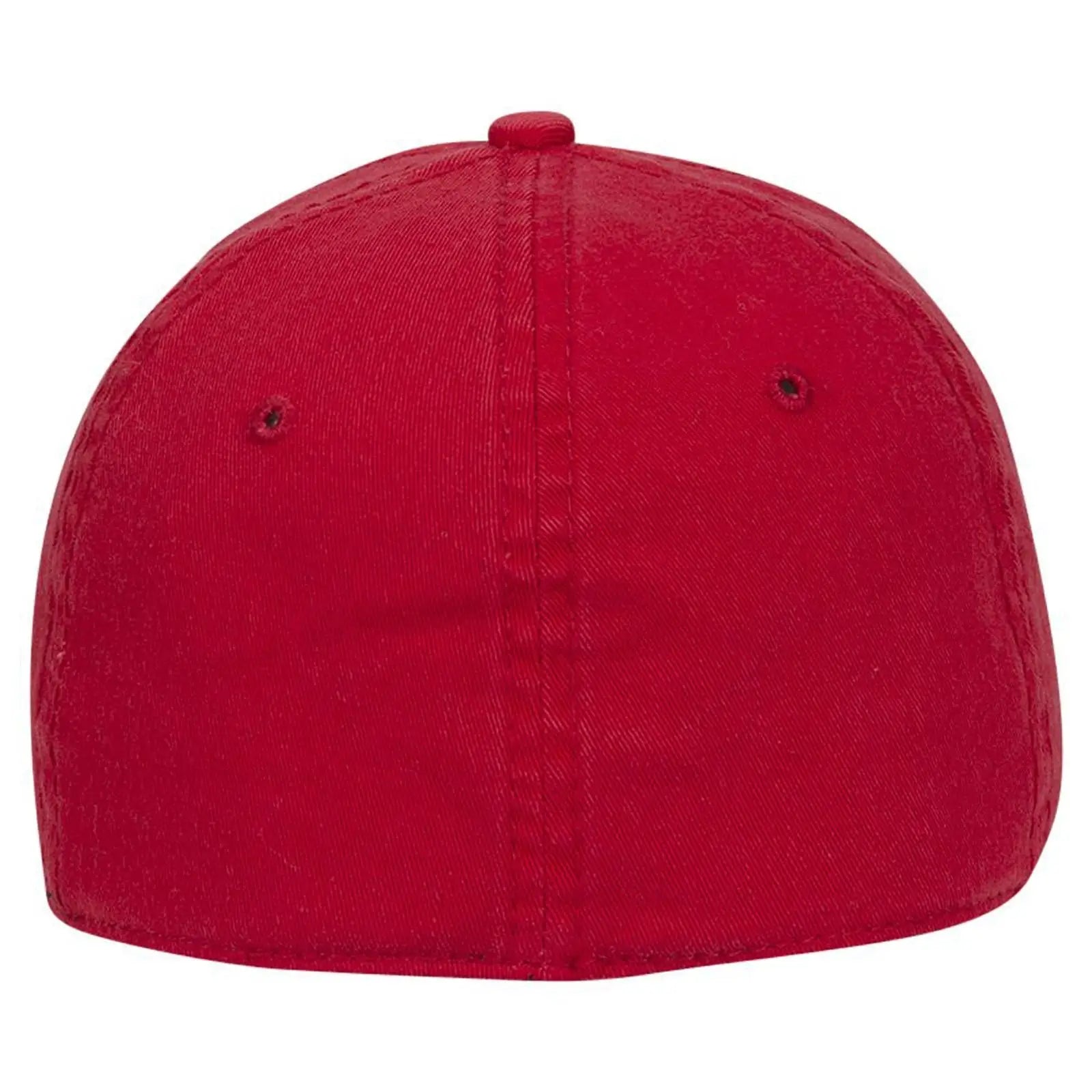 OTTO 94-737 ’OTTO A-Flex’ Fitted 6 Panel Low Profile Baseball Cap - Red - Red / 7’’ - 7 1/4’’
