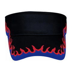 OTTO 95-543 Sun Visor - Blk/Ryl/Red - Blk/Ryl/Red / 6 1/2’’ - 7 5/8’’