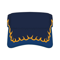 OTTO 95-543 Sun Visor - Nvy/Org/Wht - Nvy/Org/Wht / 6 1/2’’ - 7 5/8’’
