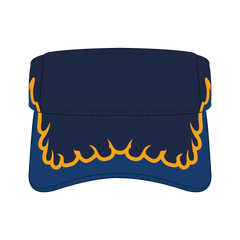 OTTO 95-543 Sun Visor - Nvy/Org/Wht - Nvy/Org/Wht / 6 1/2’’ - 7 5/8’’