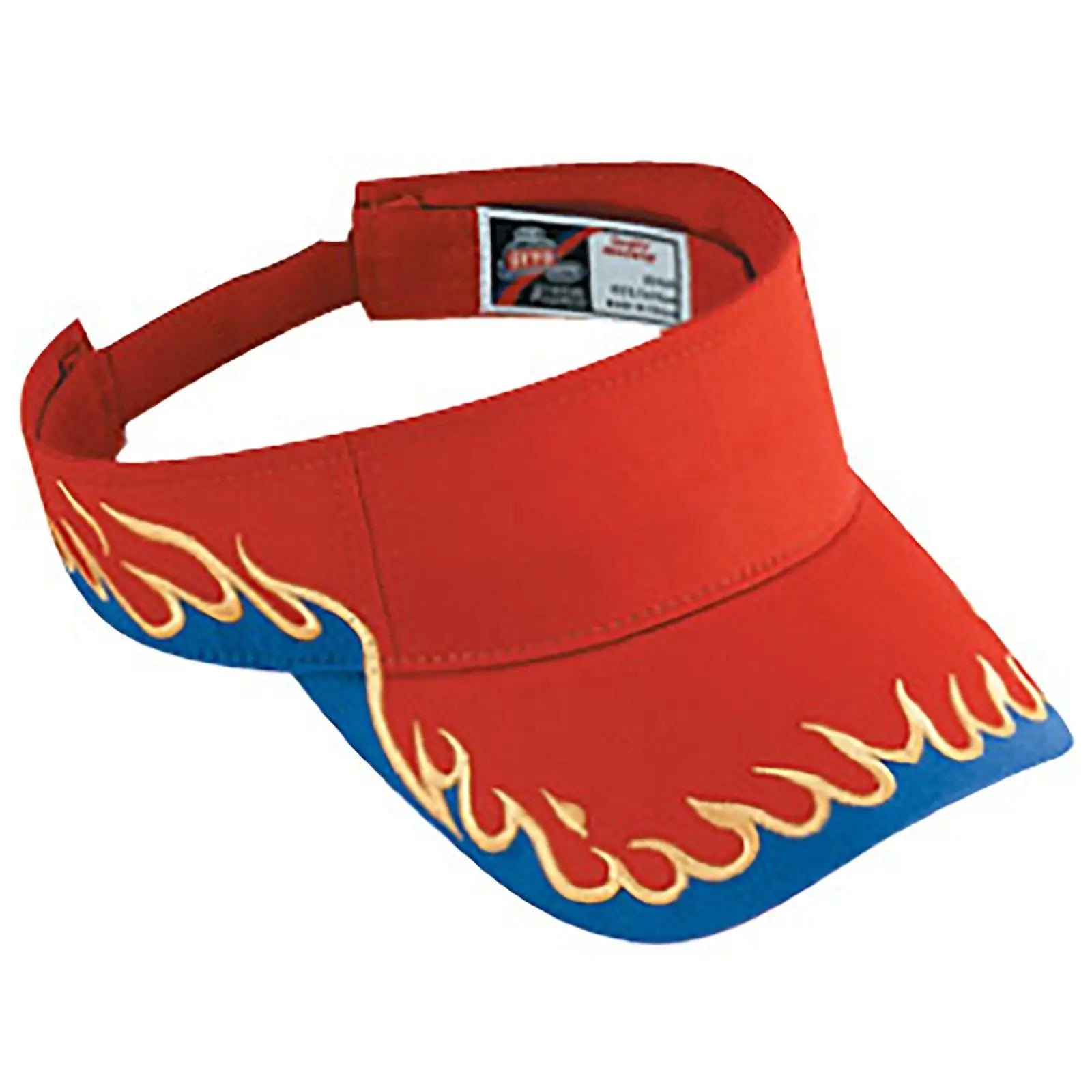 OTTO 95-543 Sun Visor - Red/Ryl/Gld - Red/Ryl/Gld / 6 1/2’’ - 7 5/8’’
