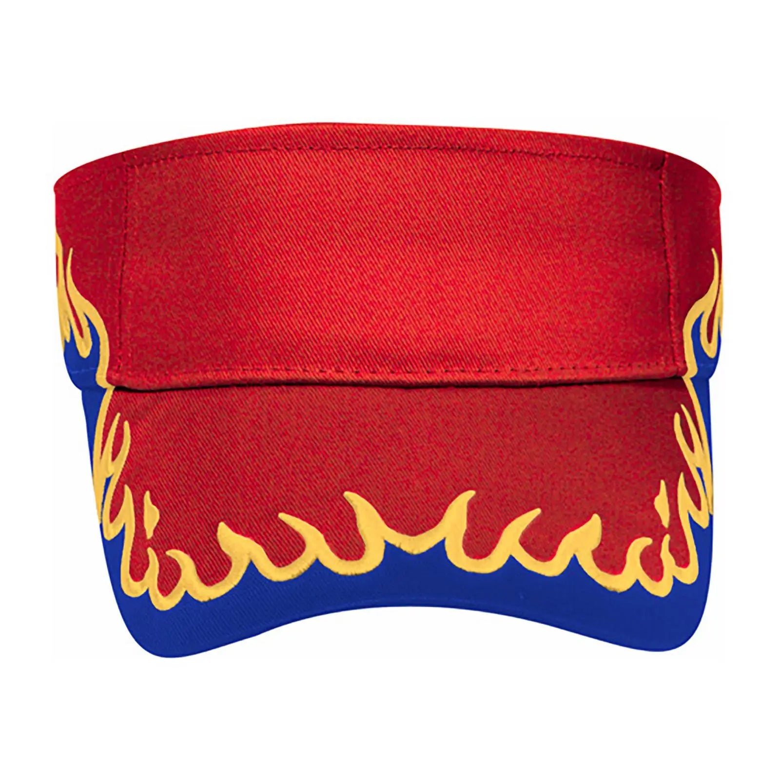 OTTO 95-543 Sun Visor - Red/Ryl/Gld - Red/Ryl/Gld / 6 1/2’’ - 7 5/8’’