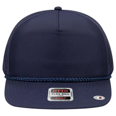 OTTO 9505-1 ’OTTO Snap’ 5 Panel Pro Style Snapback Cap - Navy - Navy / 7 3/8’’ - 7 5/8’’