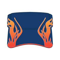 OTTO 96-541 Sun Visor - Ryl/Com/B.Org - Ryl/Com/B.Org / 6 1/2’’ - 7 5/8’’