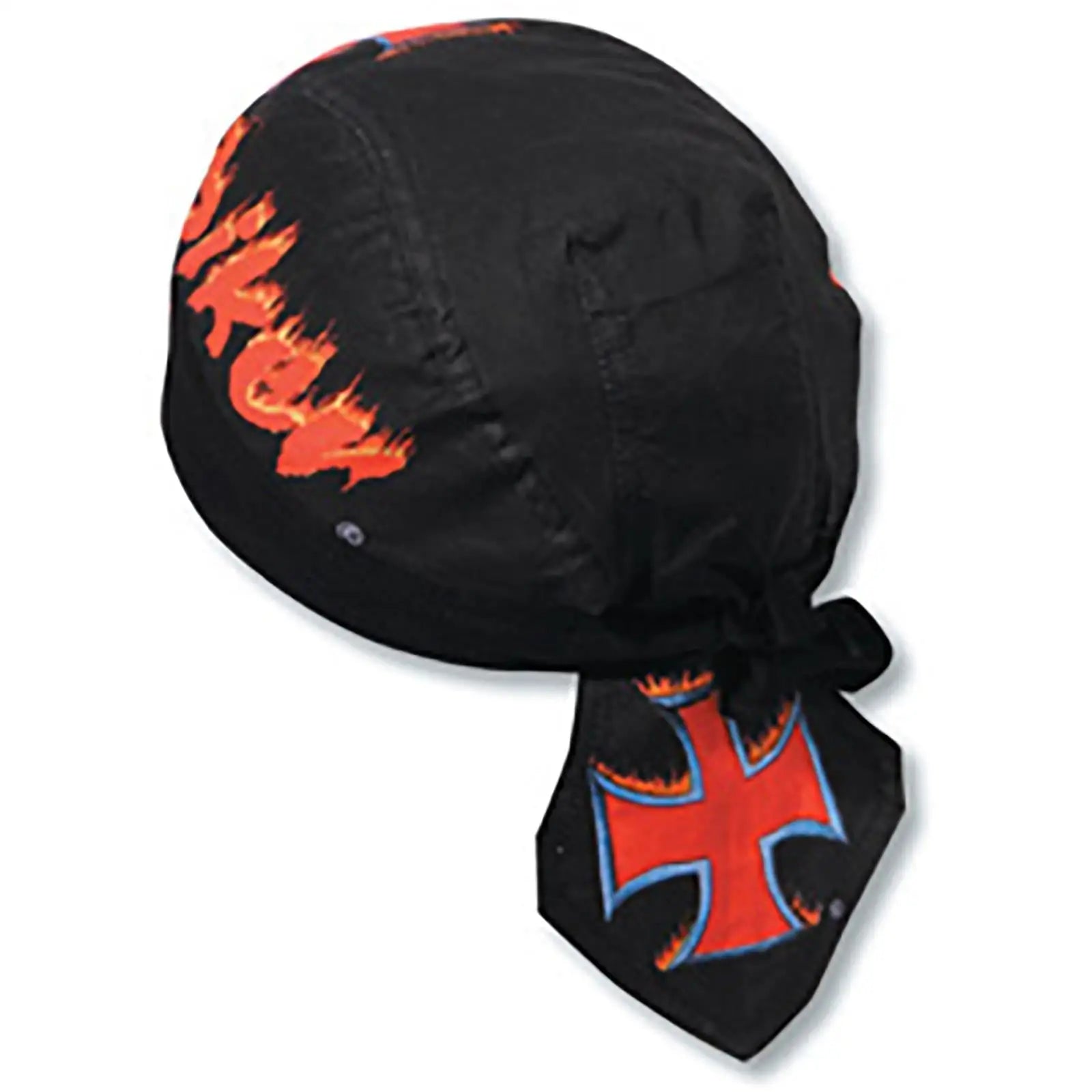 OTTO 98-595 Biker Head Wrap - Design 011/Black - Design 011/Black / 6 1/2’’ - 7 5/8’’