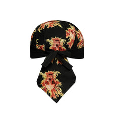 OTTO 98-595 Biker Head Wrap - Design 013/Black - Design 013/Black / 6 1/2’’ - 7 5/8’’