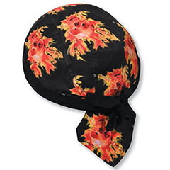 OTTO 98-595 Biker Head Wrap - Design 013/Black - Design 013/Black / 6 1/2’’ - 7 5/8’’