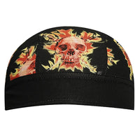 OTTO 98-595 Biker Head Wrap - Design 013/Black - Design 013/Black / 6 1/2’’ - 7 5/8’’