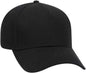 OTTO 99-774 Superior Cotton Twill 5 Panel Low Profile Pro Style Cap - Black - Black / One Size Fits Most