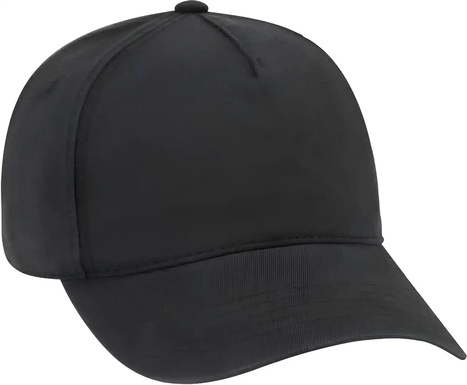 OTTO 99 940 Ultra Soft Superior Garment Washed Brushed Cotton Twill 5 Panel Low Profile Pro Style Cap Black Black
