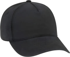 OTTO 99 940 Ultra Soft Superior Garment Washed Brushed Cotton Twill 5 Panel Low Profile Pro Style Cap Black Black