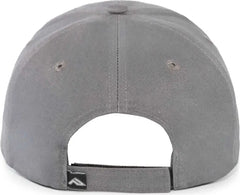 Pacific Headwear 101C Brushed Cotton Hook-and-Loop Cap - Graphite - Dark Gray / 7’’ - 7 7/8’’