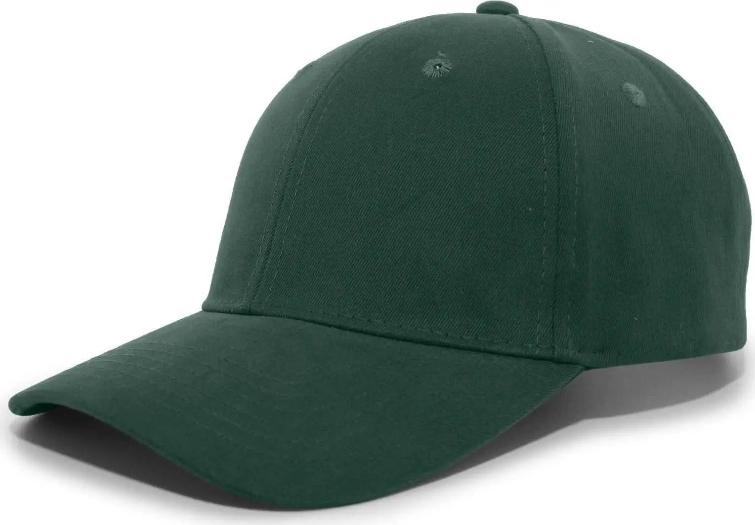 Pacific Headwear 101C Brushed Cotton Hook-and-Loop Cap - Hunter - Forest / 7’’ - 7 7/8’’