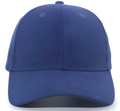 Pacific Headwear 101C Brushed Cotton Hook-and-Loop Cap - Royal - Royal / 7’’ - 7 7/8’’