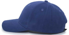 Pacific Headwear 101C Brushed Cotton Hook-and-Loop Cap - Royal - Royal / 7’’ - 7 7/8’’