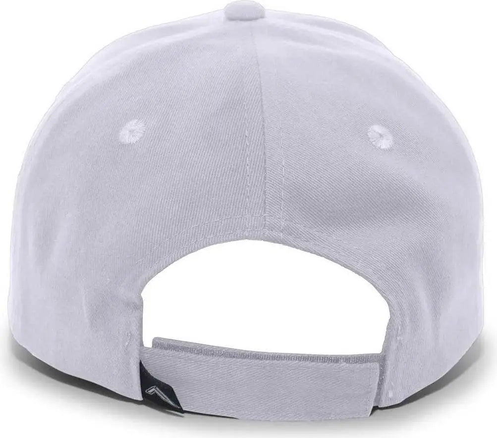 Pacific Headwear 101C Brushed Cotton Hook-and-Loop Cap - Silver - Light Gray / 7’’ - 7 7/8’’
